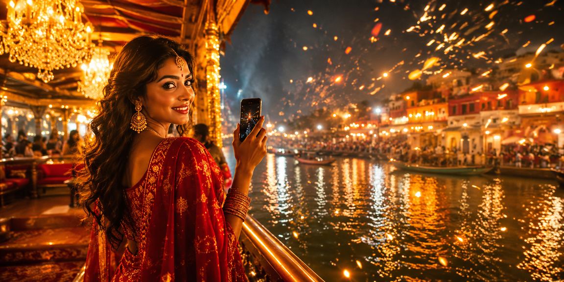 শহরের রাত বাজারে অর্থ জমা দেওয়ার দৃশ্য